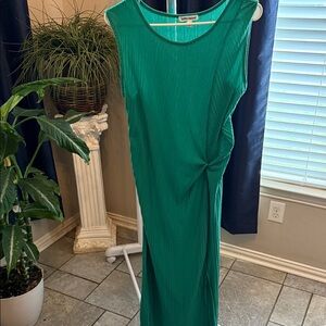 Vibrant Green Maxi Dress